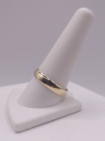  SIZE 11 14KT YELLOW GOLD POLISHED FINISH 4.4mm PLAIN BAND RING