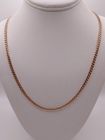  14KT YELLOW GOLD 24 1/2" CURB LINK CHAIN