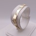  14KT YELLOW GOLD 6 1/4" FIGARO LINK BLANK ID BRACELET