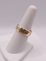  SIZE 7 18KT YELLOW GOLD SECOND HAND TIFFANY & CO ATLAS BAND RING