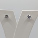  14KT WHITE GOLD ~.80 TOTAL CARAT WT. ROUND BRILLIANT CUT DIAMOND STUD EARRINGS