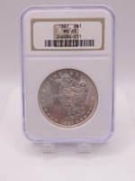  Ngc Graded MS 66 1887 Morgan Silver Dollar