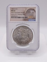  Ngc Graded MS 63 1883 -O Morgan Silver Dollar 