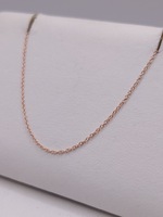  14KT ROSE GOLD 18" THINK CABLE LINK CHAIN