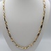  14KT TWO TONE GOLD 24" MILANO ROPE LINK CHAIN