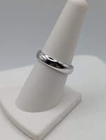  SIZE 8 950 PLATINUM TIFFANY & CO POLISHED FINISH BAND RING