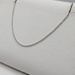  14KT WHITE GOLD 18" THIN CABLE LINK CHAIN