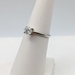  SIZE 6 14KT WHITE GOLD ~.50 CARAT ROUND BRILLIANT CUT DIAMOND SOLITAIRE RING