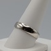  SIZE 10 14KT WHITE GOLD POLISHED FINISH BAND RING