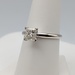  SIZE 8 14KT WHITE GOLD ~1.1 CARAT PRINCESS CUT DIAMOND SOLITAIRE RING