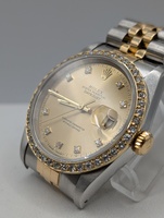 **Secondhand** 1991 Rolex Datejust 36mm Champagne Diamond 