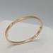  18KT YELLOW GOLD CARTIER SINGLE SCREW 2 1/4" LOVE BANGLE BRACELET