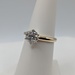  SIZE 7 14KT YELLOW GOLD ~1.5 CARAT ROUND BRILLIANT CUT DIAMOND SOLITAIRE RING