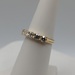  SIZE 6.5 18KT YELLOW GOLD ~.75 TOTAL CARAT WT. 5-DIAMOND BAND RING