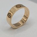  SIZE 8 18KT YELLOW GOLD CARTIER "LOVE" BAND RING