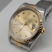 **Secondhand** 1991 Rolex Datejust 36mm Two Tone SS/18kt Diamond Champagne Dial 