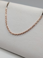  14KT ROSE GOLD 20" CABLE LINK CHAIN