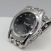 **SECONDHAND**  STAINLESS STEEL GUCCI 5500M BLACK DIAMOND DIAL WATCH