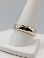  SIZE 10 14KT YELLOW GOLD POLISHED FINISH 5.8mm BAND RING