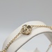  14KT YELLOW GOLD 7 1/2" CLOVER LINK BRACELET