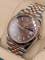 **Secondhand** 2017 Rolex Datejust 41mm SS/18kt Everose Gold 