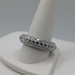  SIZE 11 14KT WHITE GOLD LAB GROWN ~3 TOTAL CARAT WT. DIAMOND PAVE SET BAND RING