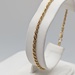  18KT YELLOW GOLD 8" ROPE LINK BRACELET