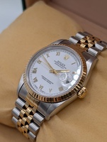 **Secondhand** 1991 Rolex Datejust 36mm White Roman Numeral 