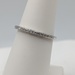  SIZE 7 14KT WHITE GOLD ~.20 TOTAL CARAT WT. DIAMOND PAVE BAND RING