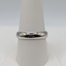  SIZE 9.5 14KT WHITE GOLD POLISHED FINISH PLAIN BAND RING