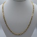  10KT YELLOW GOLD 22" ROPE LINK CHAIN