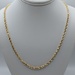  14KT YELLOW GOLD 24" ROPE LINK CHAIN