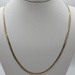  14KT TWO TONE GOLD 24 1/2" DIAMOND CUT CURB LINK CHAIN