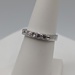  SIZE 7 900 PLATINUM ~1 TOTAL CARAT WT. ROUND BRILLIANT CUT 5-DIAMOND BAND RING