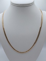  14KT YELLOW GOLD 25" CUBAN LINK CHAIN