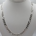  925 STERLING SILVER 25" FIGARO LINK CHAIN